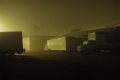 Truck in Fog